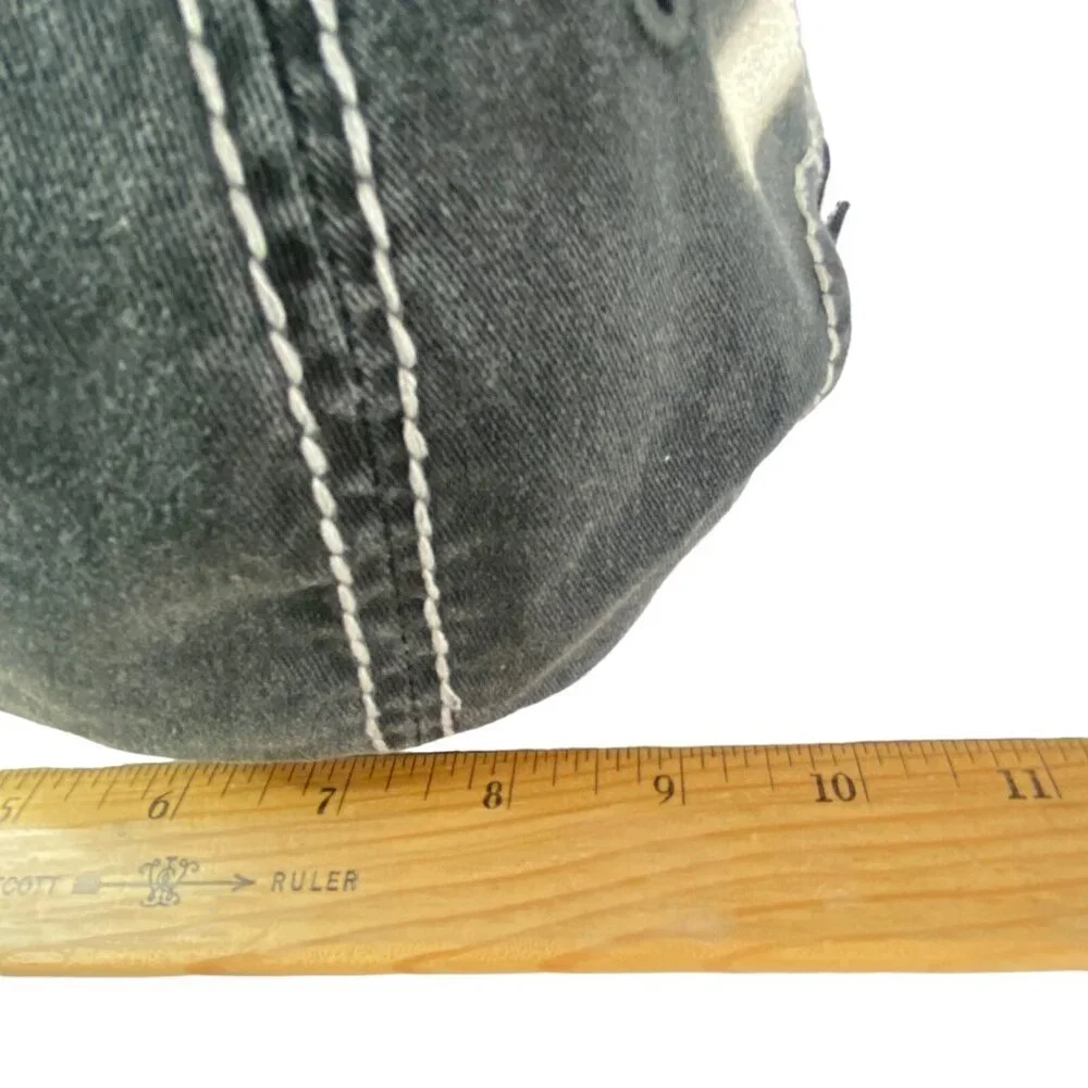 Vtg‎ KBETHOS Women Free Spirit Hat One Size Gray Feathers Casual Travel